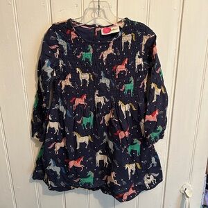 Mini Biden 3/4t multicolored horse long sleeve Dress